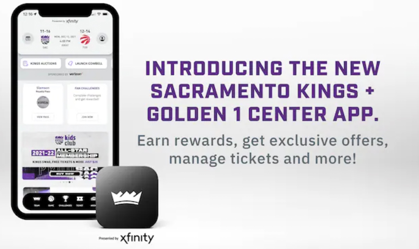 Sacramento Kings + Golden 1 Center App